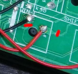 Auftrennen der Kontakte links