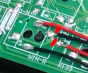 Auftrennen der Kontakte rechts